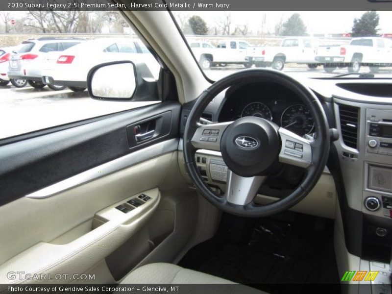 Harvest Gold Metallic / Warm Ivory 2010 Subaru Legacy 2.5i Premium Sedan