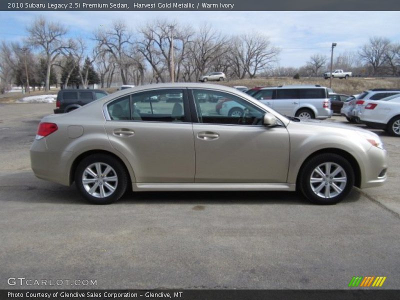 Harvest Gold Metallic / Warm Ivory 2010 Subaru Legacy 2.5i Premium Sedan