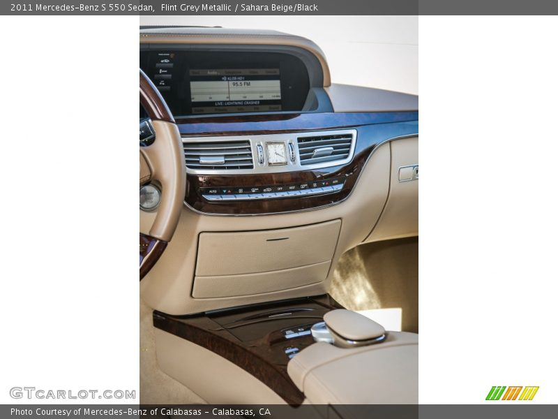 Flint Grey Metallic / Sahara Beige/Black 2011 Mercedes-Benz S 550 Sedan