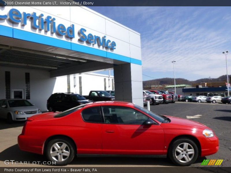 Victory Red / Ebony 2006 Chevrolet Monte Carlo LT