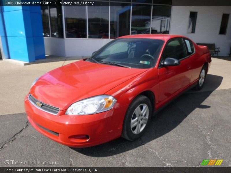 Victory Red / Ebony 2006 Chevrolet Monte Carlo LT