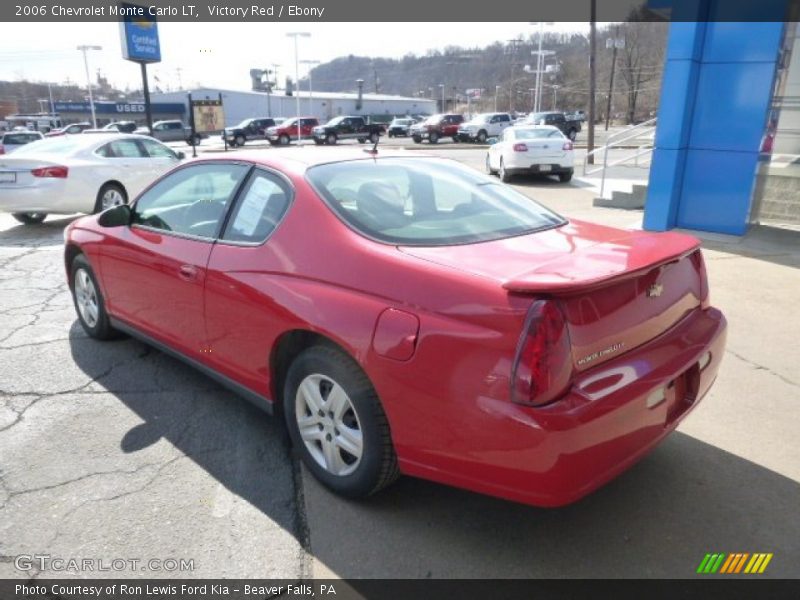 Victory Red / Ebony 2006 Chevrolet Monte Carlo LT