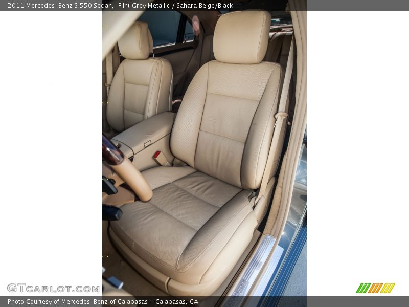 Flint Grey Metallic / Sahara Beige/Black 2011 Mercedes-Benz S 550 Sedan