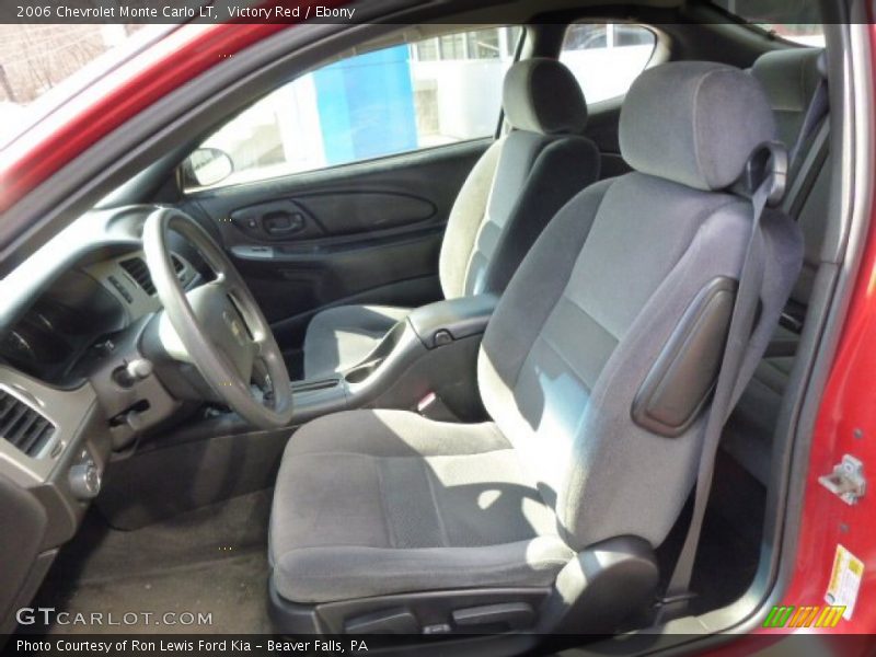 Victory Red / Ebony 2006 Chevrolet Monte Carlo LT