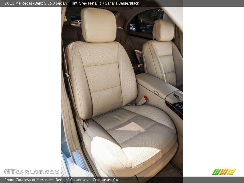 Flint Grey Metallic / Sahara Beige/Black 2011 Mercedes-Benz S 550 Sedan