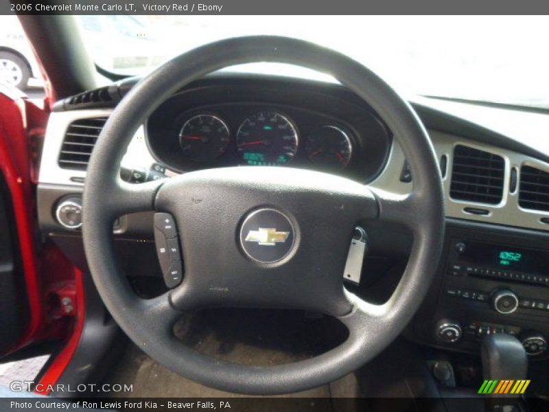 Victory Red / Ebony 2006 Chevrolet Monte Carlo LT