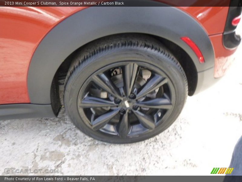 Spice Orange Metallic / Carbon Black 2013 Mini Cooper S Clubman