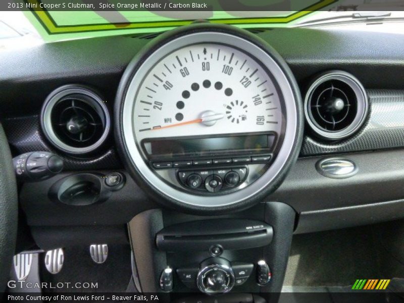 Spice Orange Metallic / Carbon Black 2013 Mini Cooper S Clubman