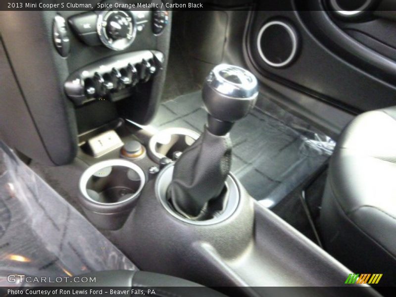 Spice Orange Metallic / Carbon Black 2013 Mini Cooper S Clubman