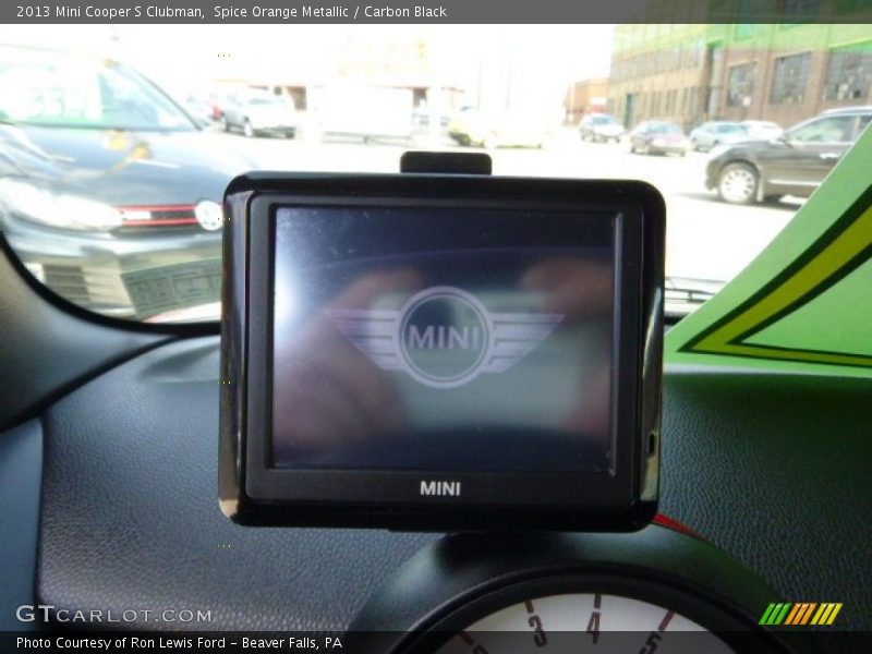 Spice Orange Metallic / Carbon Black 2013 Mini Cooper S Clubman