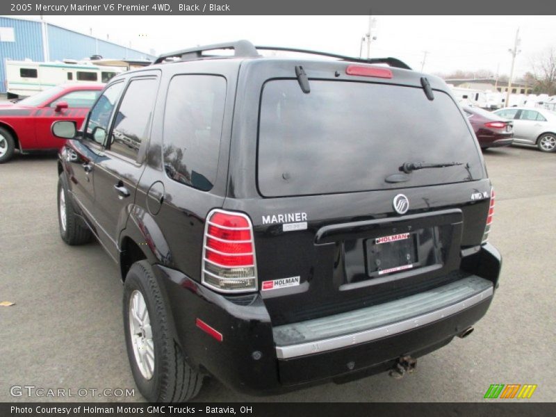 Black / Black 2005 Mercury Mariner V6 Premier 4WD