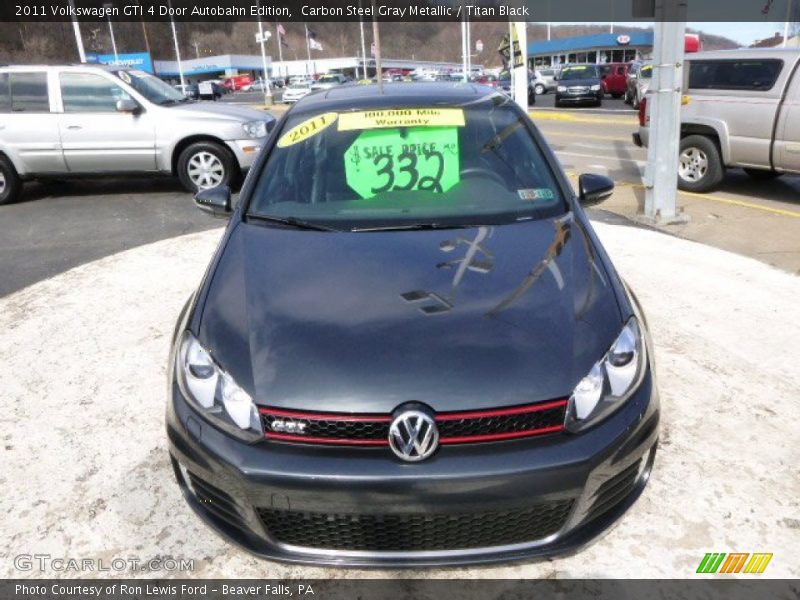 Carbon Steel Gray Metallic / Titan Black 2011 Volkswagen GTI 4 Door Autobahn Edition