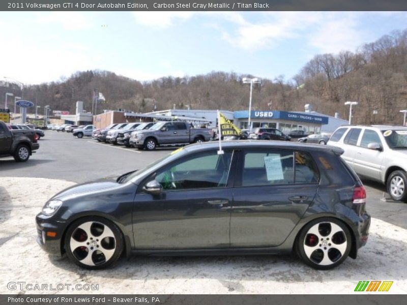 Carbon Steel Gray Metallic / Titan Black 2011 Volkswagen GTI 4 Door Autobahn Edition