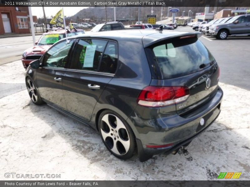 Carbon Steel Gray Metallic / Titan Black 2011 Volkswagen GTI 4 Door Autobahn Edition