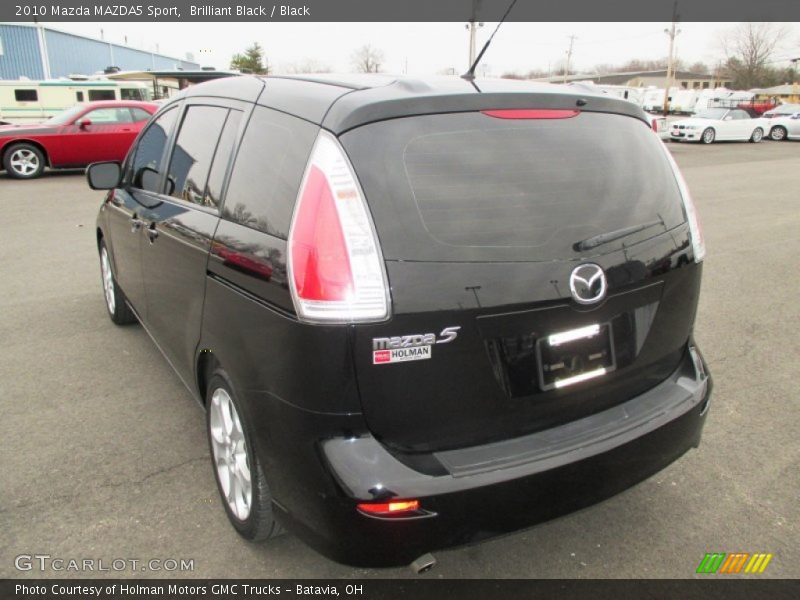 Brilliant Black / Black 2010 Mazda MAZDA5 Sport