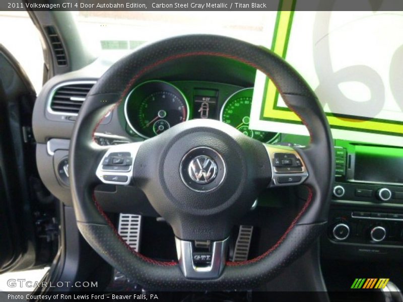 Carbon Steel Gray Metallic / Titan Black 2011 Volkswagen GTI 4 Door Autobahn Edition