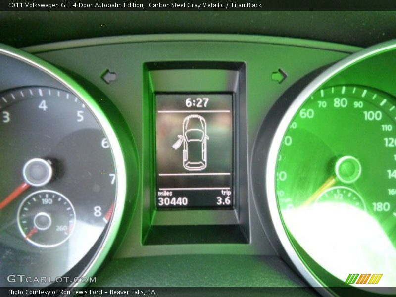 Carbon Steel Gray Metallic / Titan Black 2011 Volkswagen GTI 4 Door Autobahn Edition