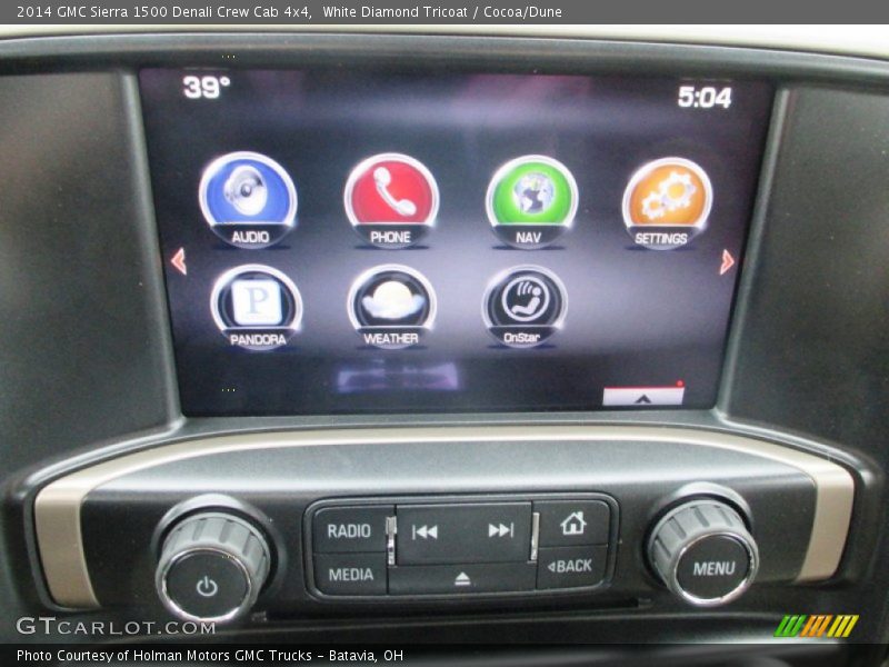 Controls of 2014 Sierra 1500 Denali Crew Cab 4x4