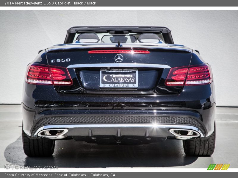 Black / Black 2014 Mercedes-Benz E 550 Cabriolet