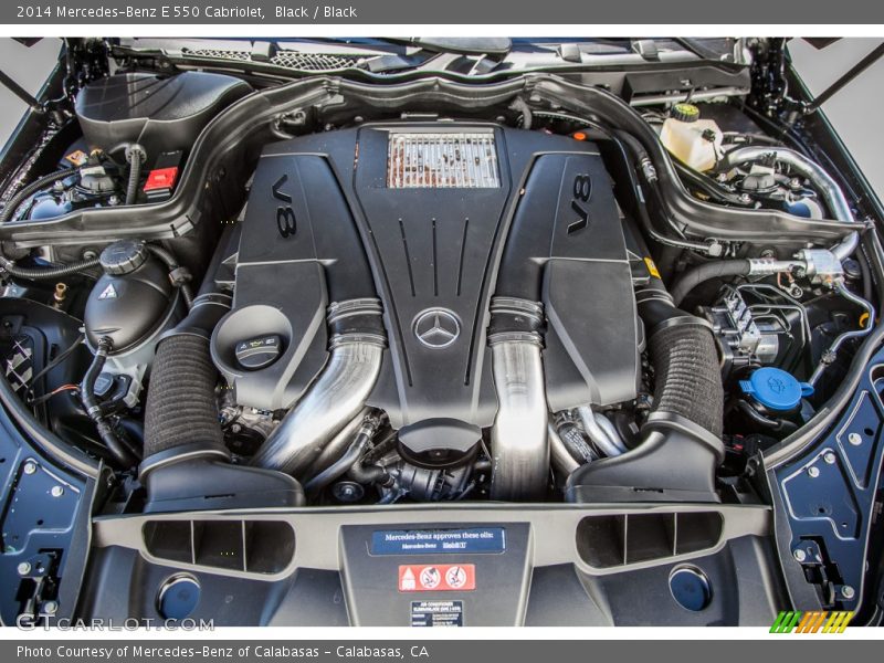  2014 E 550 Cabriolet Engine - 4.6 Liter Twin-Turbocharged DOHC 32-Valve VVT V8