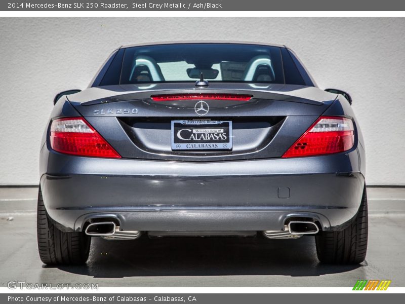 Steel Grey Metallic / Ash/Black 2014 Mercedes-Benz SLK 250 Roadster