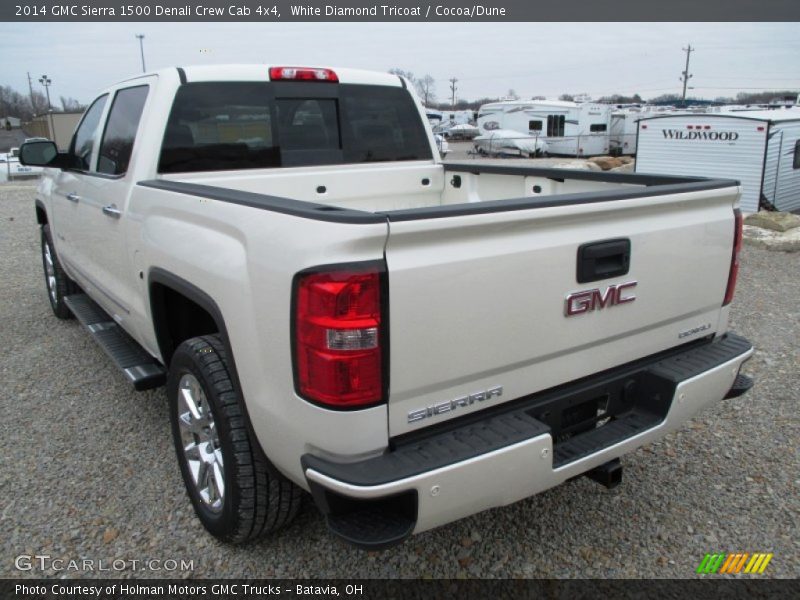 White Diamond Tricoat / Cocoa/Dune 2014 GMC Sierra 1500 Denali Crew Cab 4x4
