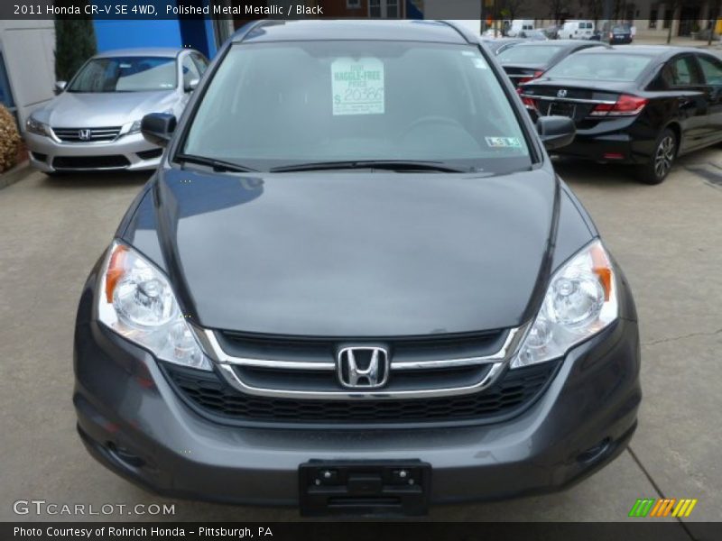 Polished Metal Metallic / Black 2011 Honda CR-V SE 4WD