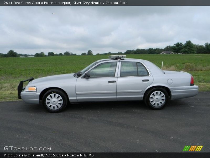 Silver Grey Metallic / Charcoal Black 2011 Ford Crown Victoria Police Interceptor