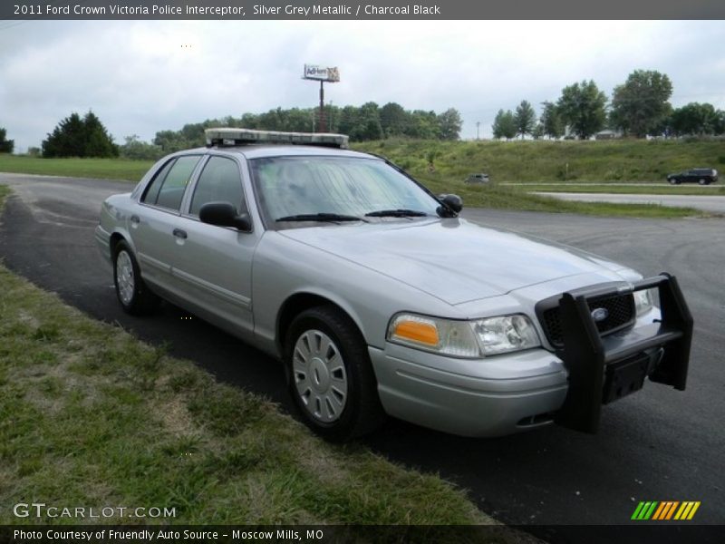 Front 3/4 View of 2011 Crown Victoria Police Interceptor