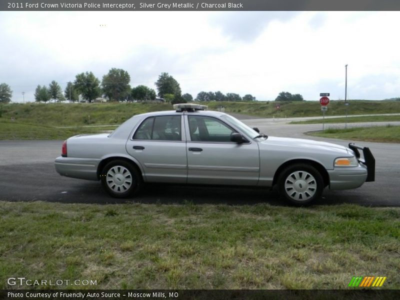 Silver Grey Metallic / Charcoal Black 2011 Ford Crown Victoria Police Interceptor