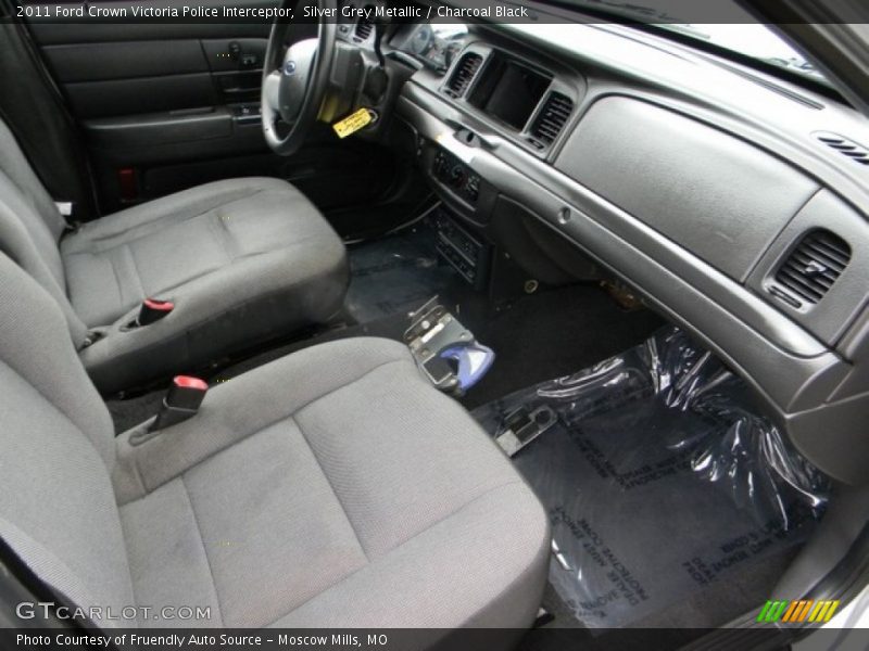 Silver Grey Metallic / Charcoal Black 2011 Ford Crown Victoria Police Interceptor