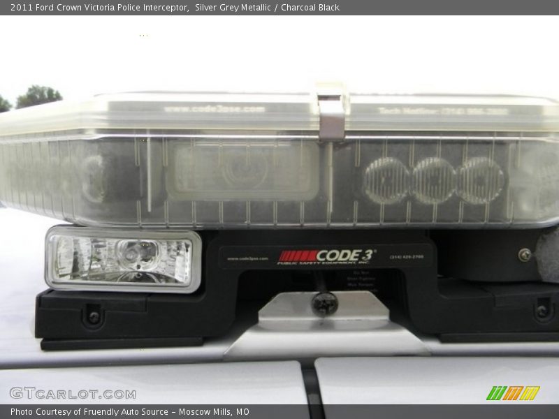 Silver Grey Metallic / Charcoal Black 2011 Ford Crown Victoria Police Interceptor