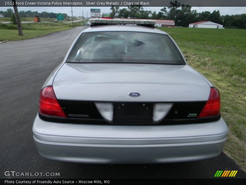 Silver Grey Metallic / Charcoal Black 2011 Ford Crown Victoria Police Interceptor