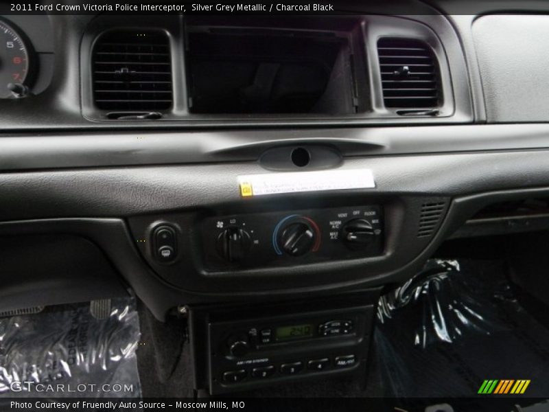 Silver Grey Metallic / Charcoal Black 2011 Ford Crown Victoria Police Interceptor