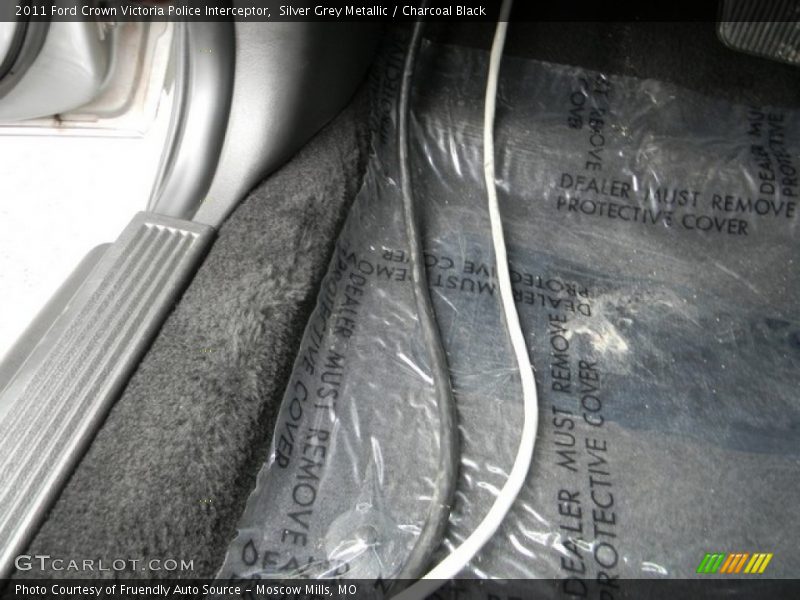 Silver Grey Metallic / Charcoal Black 2011 Ford Crown Victoria Police Interceptor