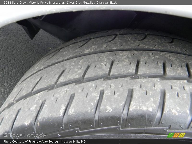 Silver Grey Metallic / Charcoal Black 2011 Ford Crown Victoria Police Interceptor