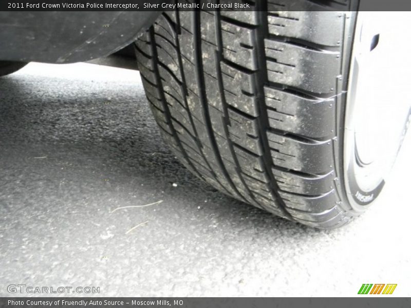 Silver Grey Metallic / Charcoal Black 2011 Ford Crown Victoria Police Interceptor
