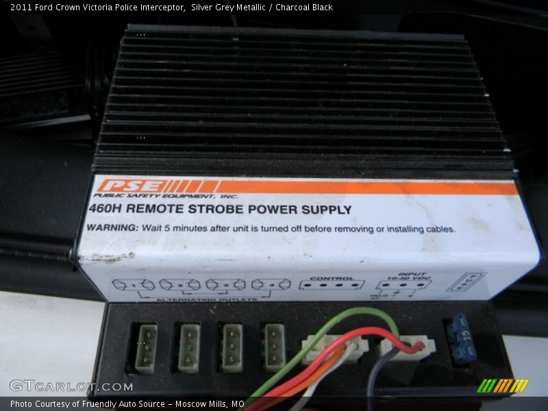 Silver Grey Metallic / Charcoal Black 2011 Ford Crown Victoria Police Interceptor