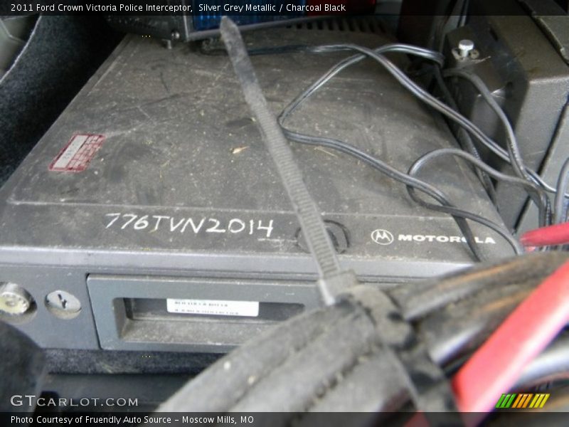 Silver Grey Metallic / Charcoal Black 2011 Ford Crown Victoria Police Interceptor