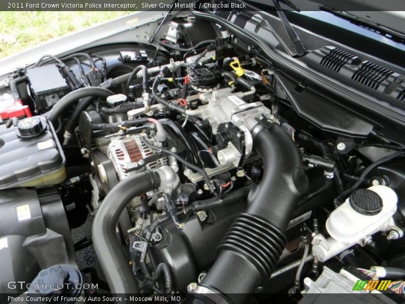 Silver Grey Metallic / Charcoal Black 2011 Ford Crown Victoria Police Interceptor
