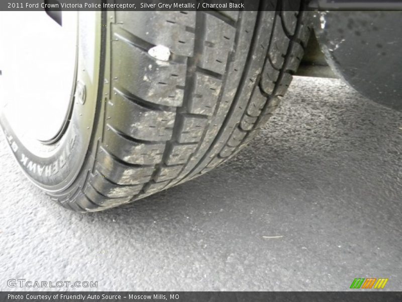 Silver Grey Metallic / Charcoal Black 2011 Ford Crown Victoria Police Interceptor