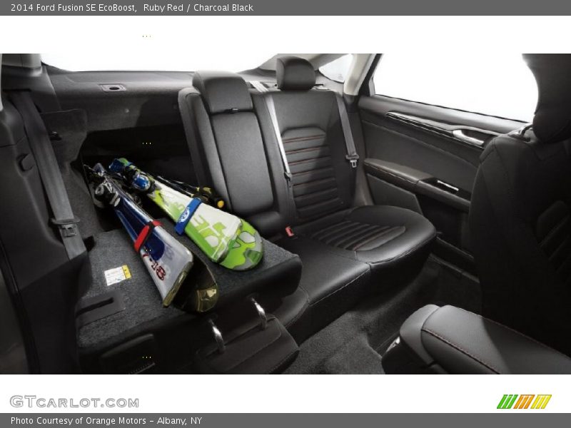 Ruby Red / Charcoal Black 2014 Ford Fusion SE EcoBoost