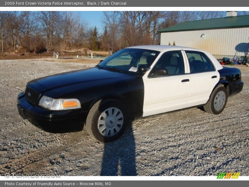 Black / Dark Charcoal 2009 Ford Crown Victoria Police Interceptor