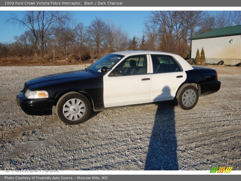 Black / Dark Charcoal 2009 Ford Crown Victoria Police Interceptor