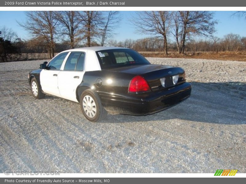 Black / Dark Charcoal 2009 Ford Crown Victoria Police Interceptor