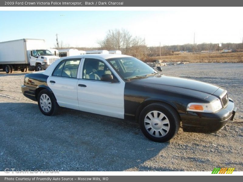 Black / Dark Charcoal 2009 Ford Crown Victoria Police Interceptor