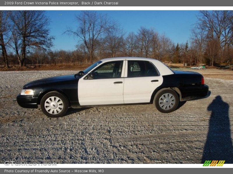 Black / Dark Charcoal 2009 Ford Crown Victoria Police Interceptor