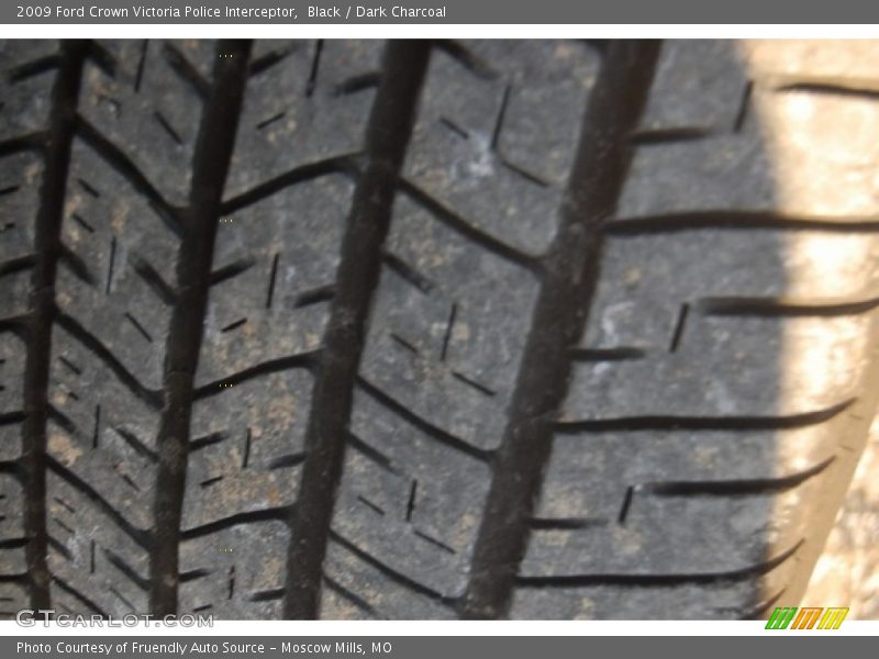 Black / Dark Charcoal 2009 Ford Crown Victoria Police Interceptor