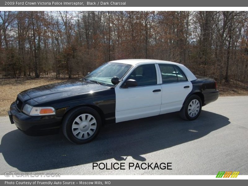 Black / Dark Charcoal 2009 Ford Crown Victoria Police Interceptor