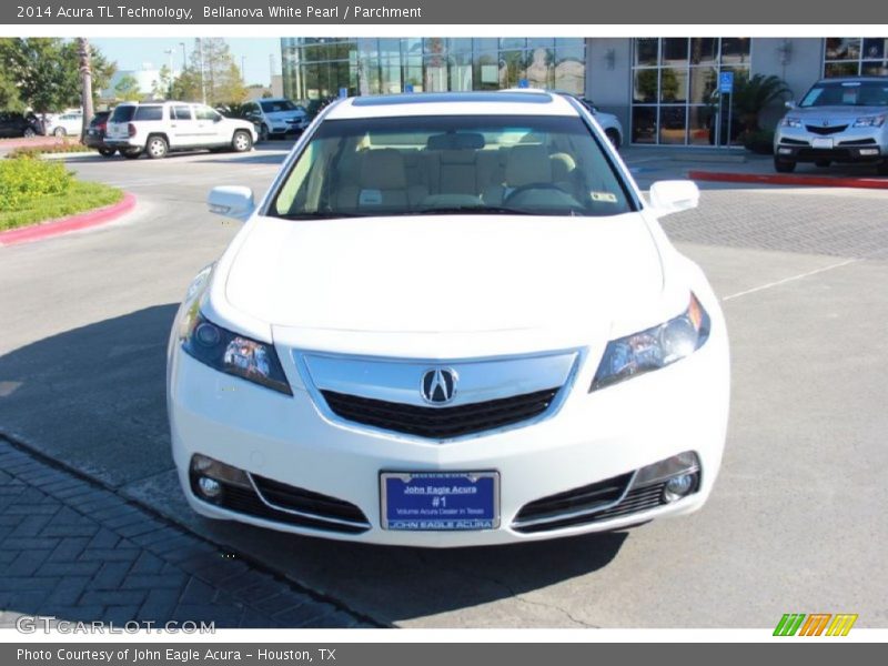 Bellanova White Pearl / Parchment 2014 Acura TL Technology